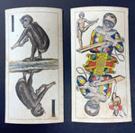 c.1870  Austrian Monkey Tarot by Josef Glanz