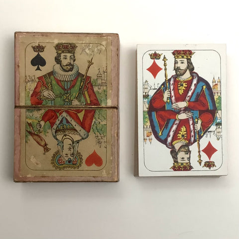 c.1880 DaveLuy Playing Cards, Moyen-Age, 52/52 Cards