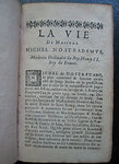 1668 Nostradamus Centuries et Prophéties
