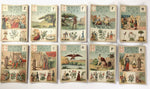 c. 1890 Grand Jeu Lenormand, H. Pussey, 54 Astro Mythological Cards, Paris, France