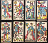 c.1900 Tarot Besançon B.P. Grimaud 77/78 Cards