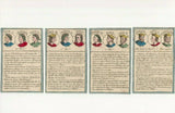c.1825 Educational Cards Kings of France Cartes Historiques 24/24 Hand-Painted