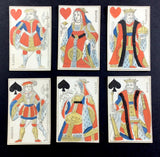 c1820-30 French Playing Cards Paris Pattern Gatteaux 52/52 Old Rare Standing Courts