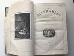 1866 Les Miserables, Norte-Dame de Paris, Dernier Jour d'un Condamnee, et Claude Gueux