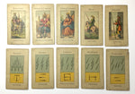 c.1890 Grimaud Grand Etteilla, Tarot Egyptien, Type I, 78/78 Cards