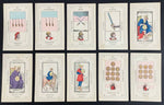 c.1875 Lismon Etteilla Tarot Type II Cards