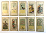 c.1890 Grimaud Grand Etteilla Tarot Egyptien Type I, 78/78 cards
