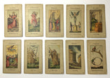 c.1890 Grimaud Grand Etteilla, Tarot Egyptien, Type I, 78/78 Cards