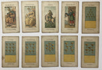 c.1890 Grimaud Grand Etteilla, Tarot Egyptien, Type I, 78/78 Cards