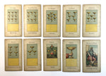c.1890 Grimaud Grand Etteilla Tarot Egyptien Type I, 78/78 cards