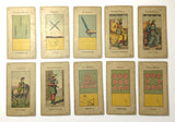 c.1890 Grimaud Grand Etteilla, Tarot Egyptien, Type I, 78/78 Cards