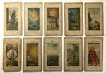 c.1890 Grimaud Grand Etteilla, Tarot Egyptien, Type I, 78/78 Cards