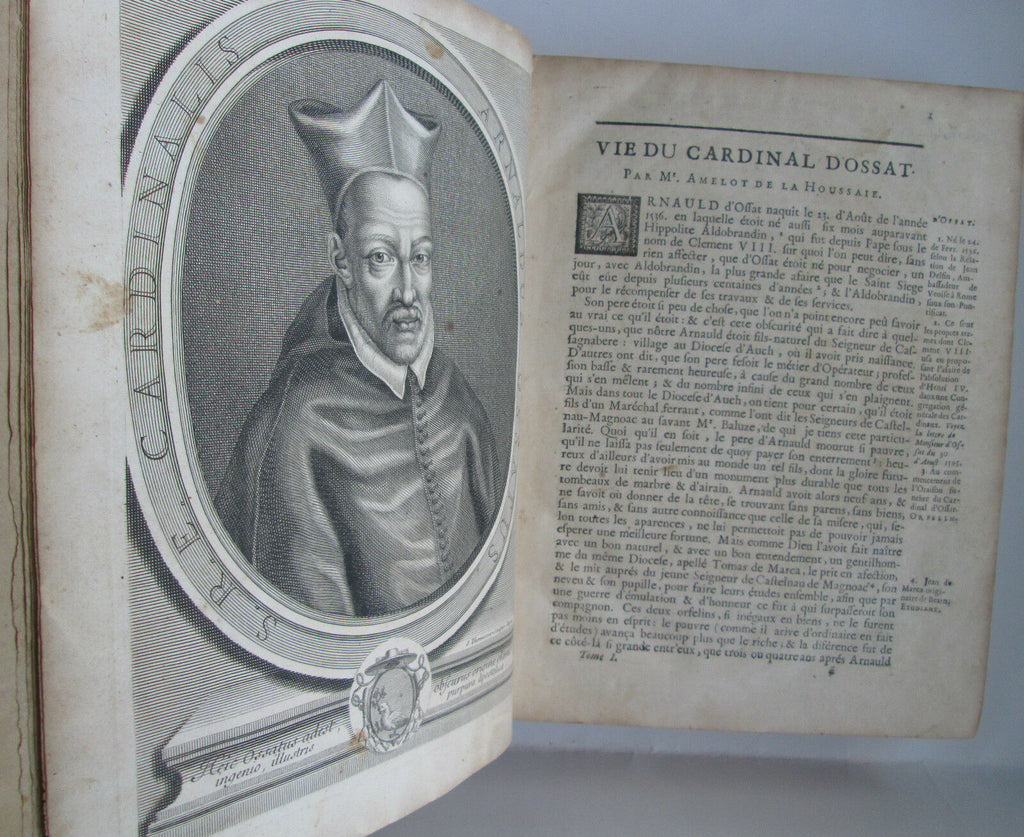 1698 Letters of Cardinal D'Ossat – McClosky's Antiquarian Books