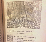 1570 Orlando Furioso, di M. Lodovico, Woodcuts by Petit Bernard